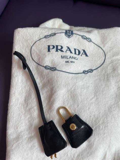 prada lock and key|designer key pouch women's Prada.